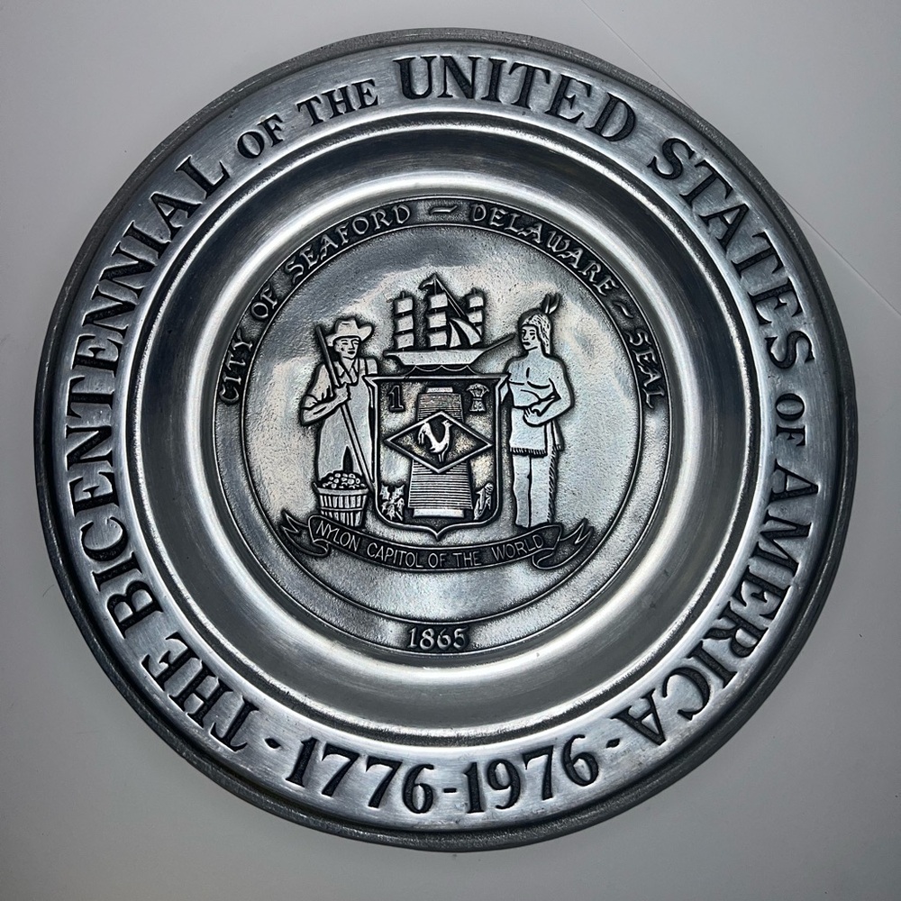 United States Bicentennial Commemorative Plate